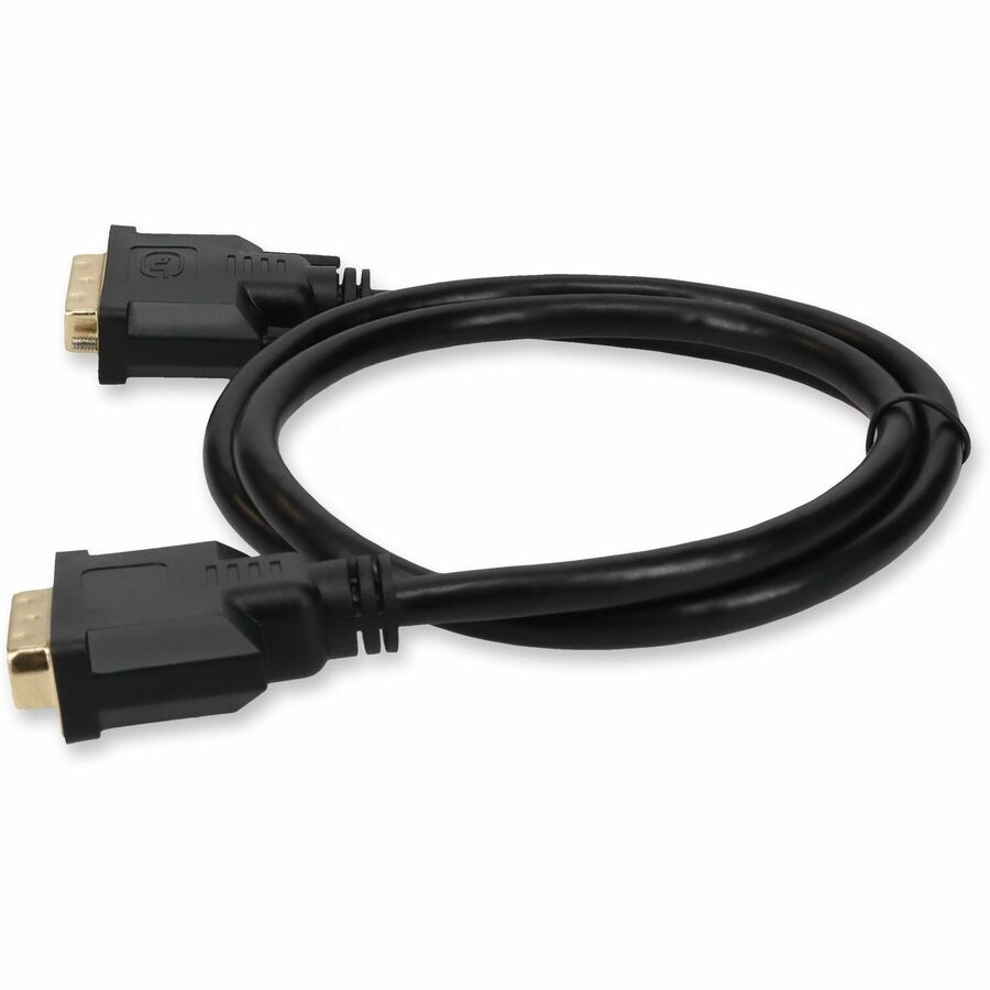 Addon Networks 1Ft Dvi-D To Dvi-D Dvi Cable 0.3 M Black