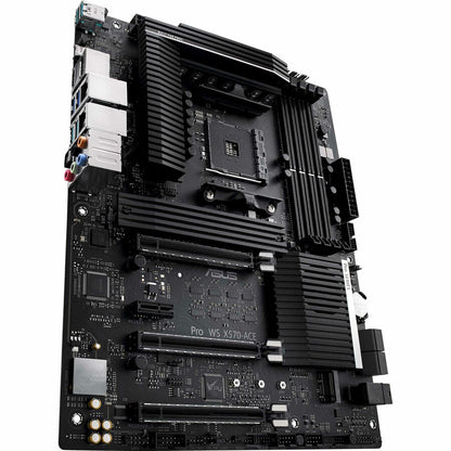 Asus Amd Am4 Pro Ws X570-Ace Atx Workstation Motherboard With 3 Pcie 4.0 X16, Realtek And Intel