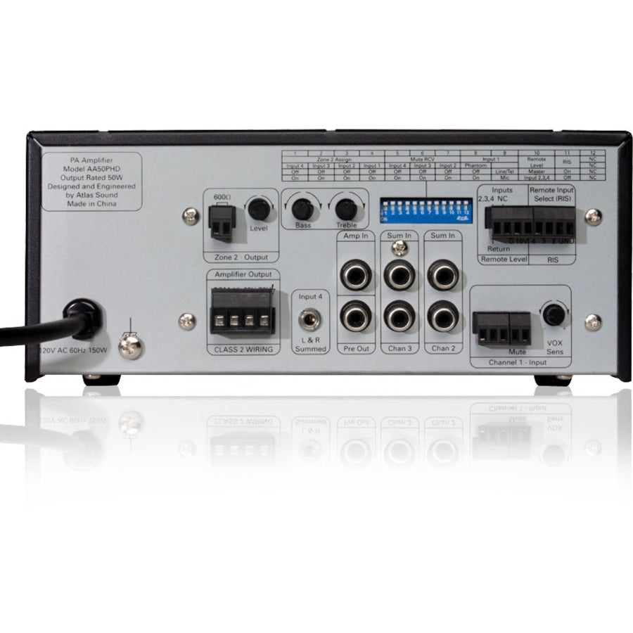 Atlasied Aa50Phd Amplifier - 50 W Rms - 3 Channel - Black