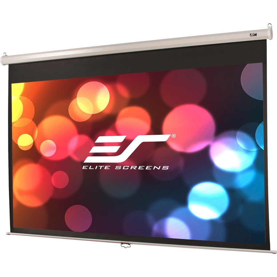Elite Screens Manual Series - 135-Inch 16:9, Pull Down Manual Projector Screen With Auto Lock