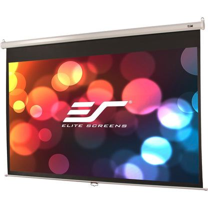 Elite Screens Manual Series - 135-Inch 16:9, Pull Down Manual Projector Screen With Auto Lock