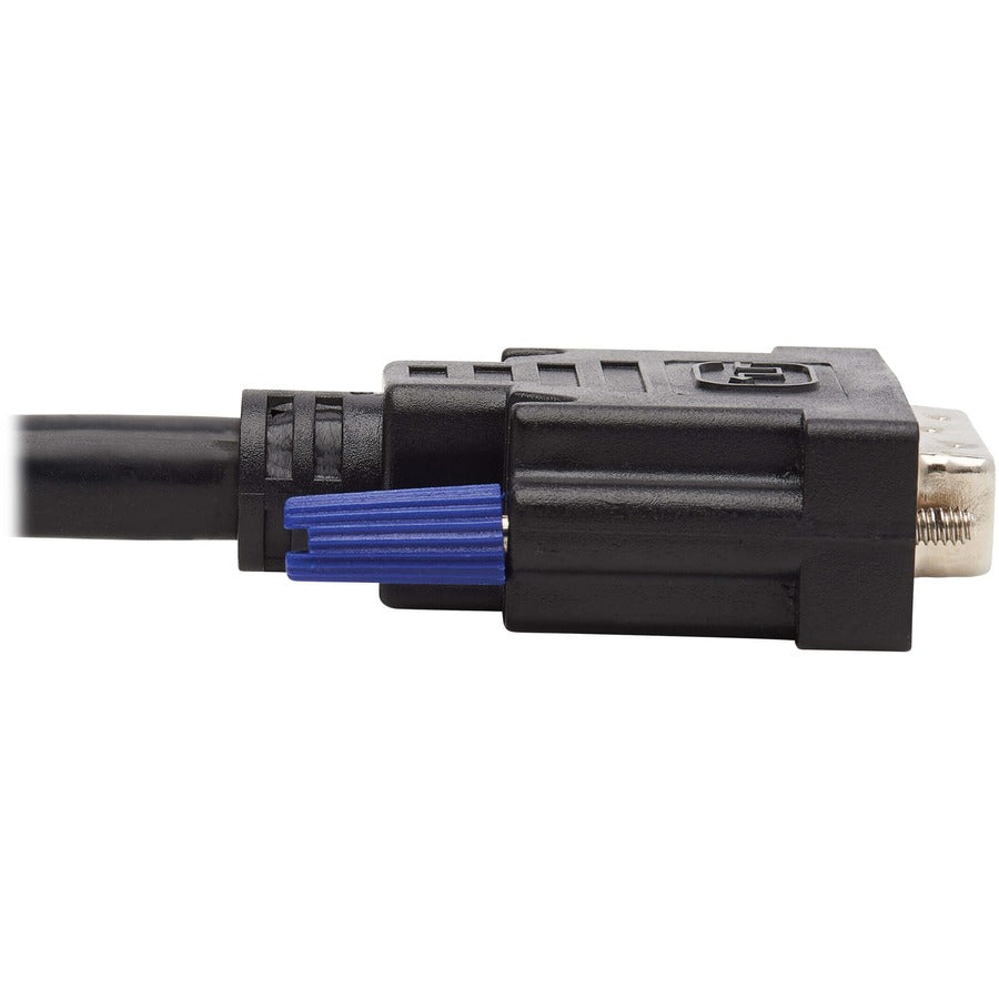 Tripp Lite Dual Dvi Kvm Cable Kit - Dvi, Usb, 3.5 Mm Audio (3Xm/3Xm) + Dvi (M/M), 10 Ft. (3.05 M)