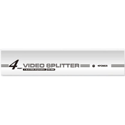 4Port Video Splitter W/ Support,Up To 1280X1024