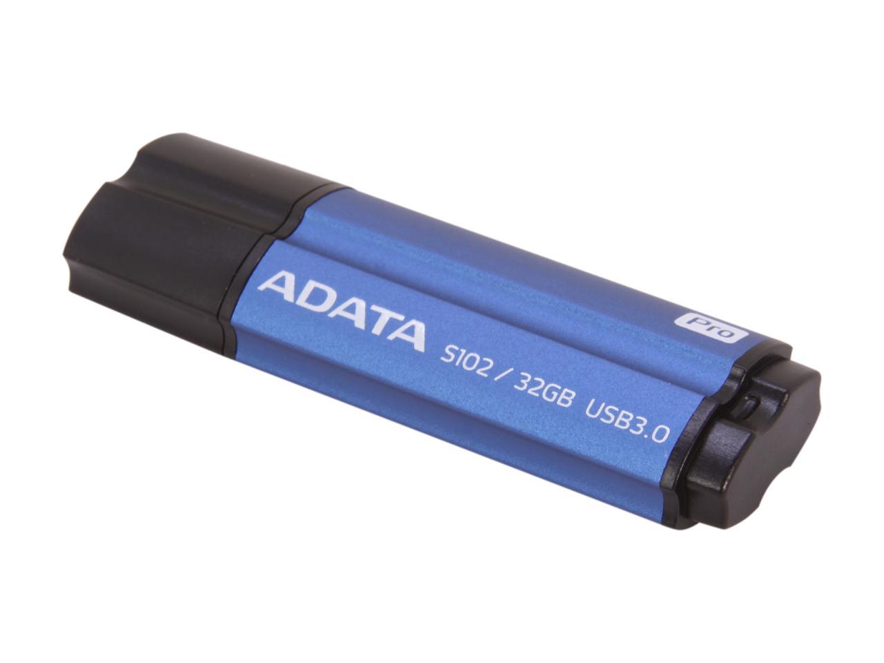 Adata 128Gb S102 Pro Advanced Usb 3.0 Flash Drive, Speed Up To 100Mb/S (As102P-128G-Rgy)