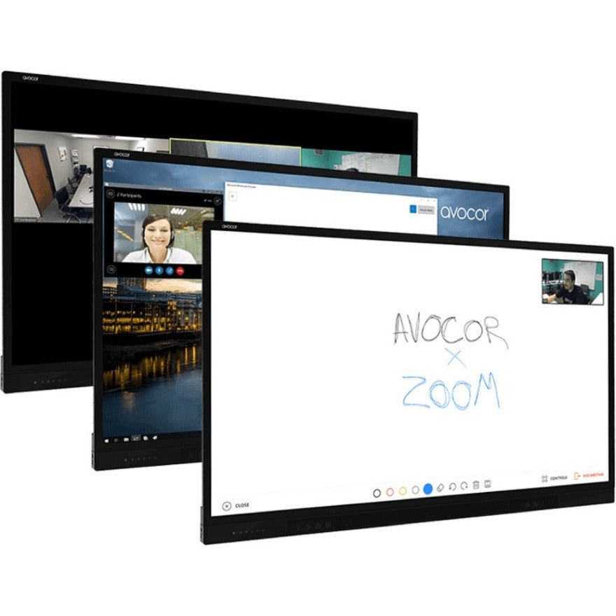 Avocor F8650 Interactive Whiteboard 2.18 M (86") Touchscreen Black Usb