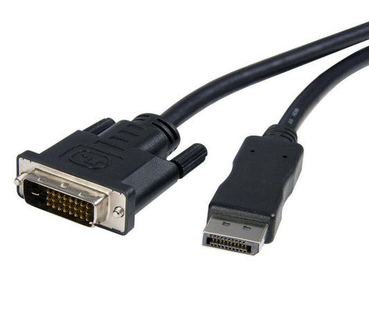 Axiom Dpmdldvidm06-Ax Video Cable Adapter 1.8 M Displayport Dvi-D Black