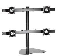 Chief Widescreen Quad Monitor Table Stand Black