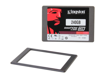 Kingston Ssdnow Kc300 Skc300S37A/240G 2.5" 240Gb Sata Iii Enterprise Solid State Drive With Adapter