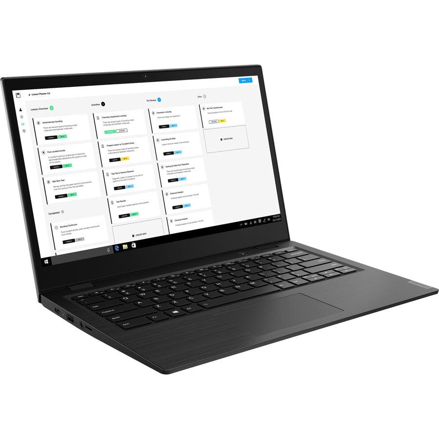 Lenovo 14W Notebook 35.6 Cm (14") Touchscreen Full Hd Amd A6 4 Gb Ddr4-Sdram 64 Gb Emmc Wi-Fi 5 (802.11Ac) Windows 10 Pro Black