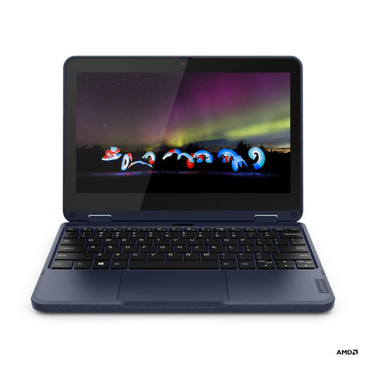 Lenovo 300W Notebook 29.5 Cm (11.6") Touchscreen Hd 4 Gb Ddr4-Sdram 64 Gb Emmc Wi-Fi 5 (802.11Ac) Windows 10 Pro Blue