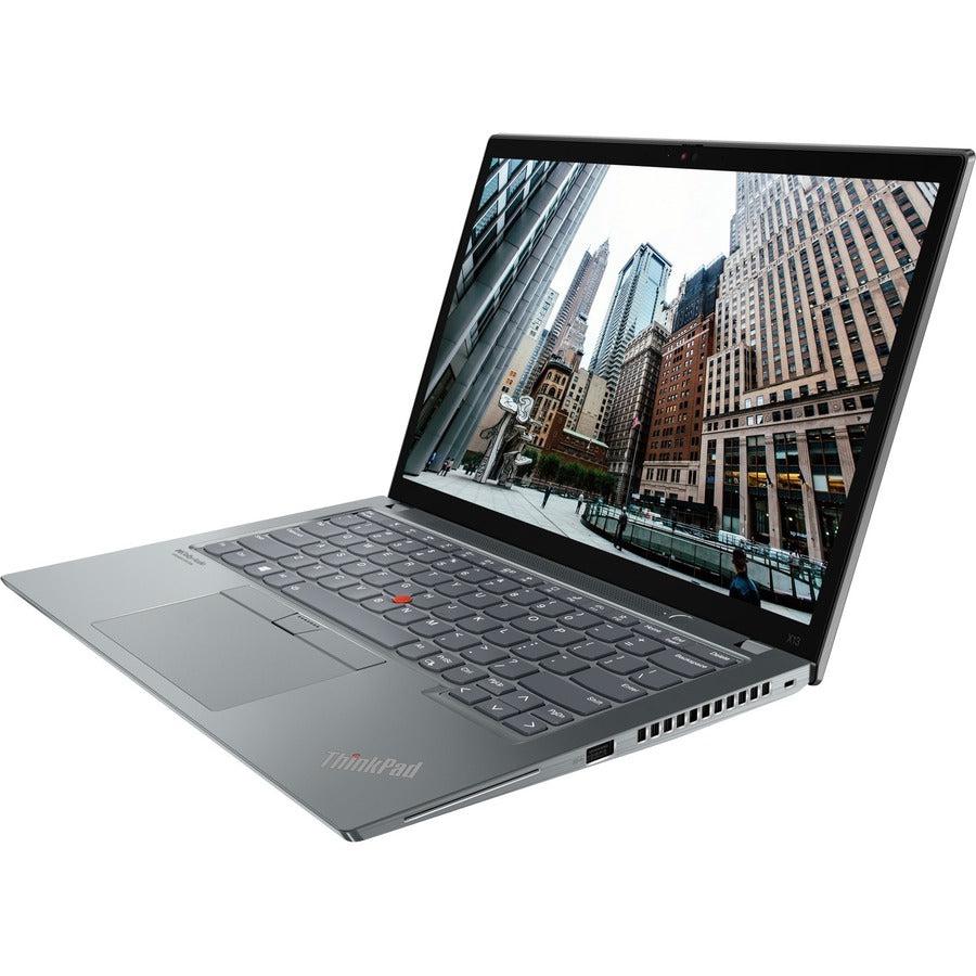 Lenovo Thinkpad X13 Notebook 33.8 Cm (13.3") Touchscreen Wuxga Intel® Core™ I7 16 Gb Lpddr4X-Sdram 512 Gb Ssd Wi-Fi 6 (802.11Ax) Windows 10 Pro Grey 20Wk009Dus