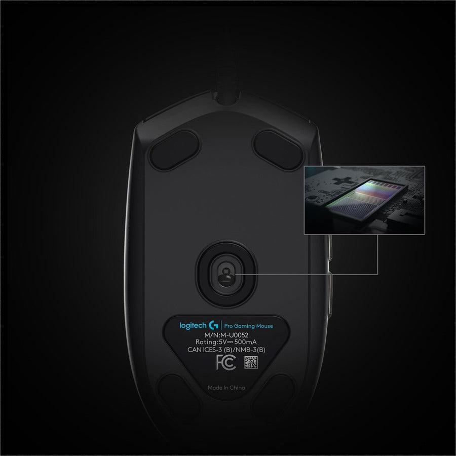 Logitech G Pro (Hero) Gaming Mouse Ambidextrous Usb Type-A Optical 16000 Dpi