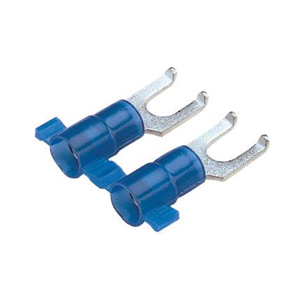 Panduit Pn14-8Ff-3K Wire Connector Flanged Fork Blue