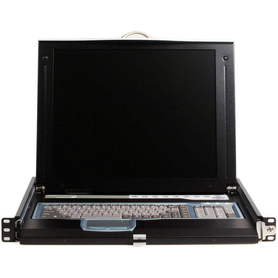 Startech.Com 1U 17" Rackmount Lcd Console With Integrated 16 Port Ip Kvm Switch