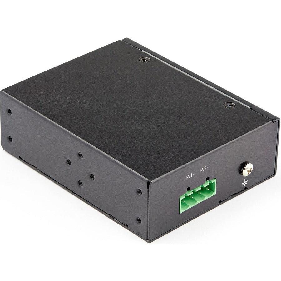 Startech.Com Industrial Gigabit Ethernet Poe Injector - 30W 802.3At Poe+ Midspan 48V-56Vdc Din