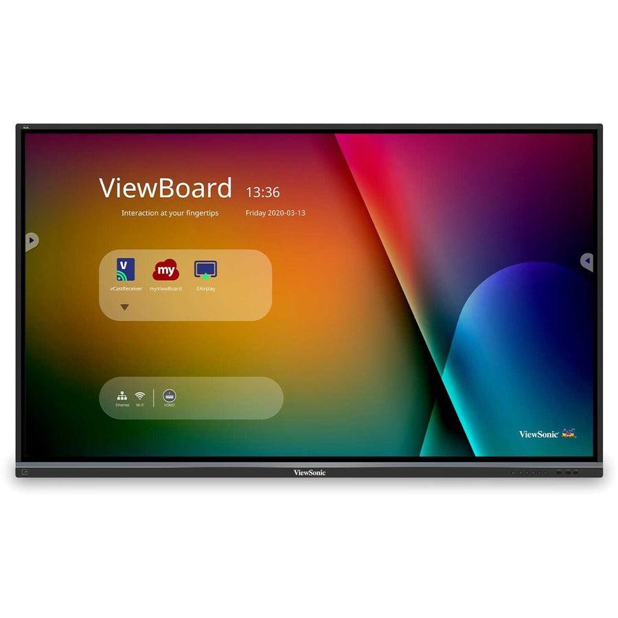 Viewsonic Ifp8650-E1 Interactive Whiteboard 2.18 M (86") 3840 X 2160 Pixels Touchscreen Black