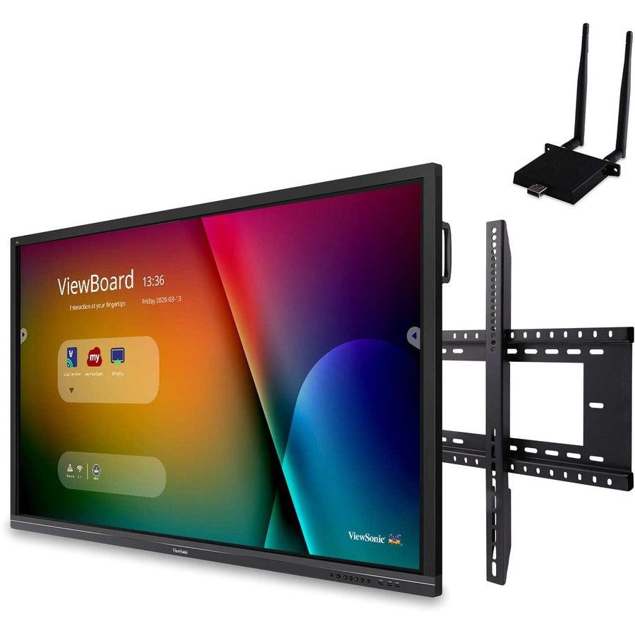 Viewsonic Ifp8650-E1 Interactive Whiteboard 2.18 M (86") 3840 X 2160 Pixels Touchscreen Black