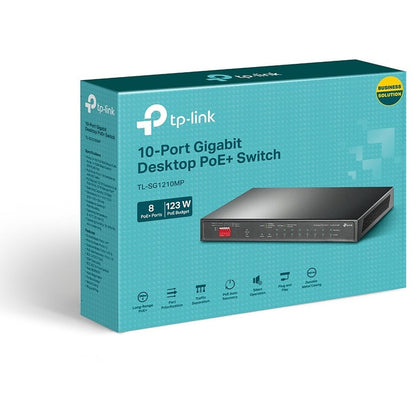 10-Port Gigabit Dt Sw W/ 8-Port,Poe+