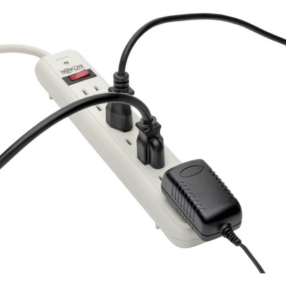 Tripp Lite Protect It! 7-Outlet Surge Protector, 12-Ft. Cord, 1080 Joules, Light Gray Housing