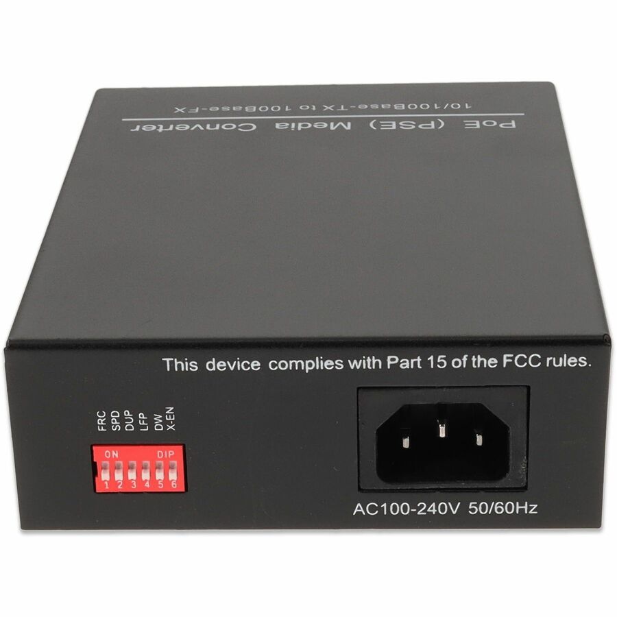 Addon 10/100Base-Tx(Rj-45) To 100Base-Bxu(St) Bidi Smf 1310Nm/1550Nm 20Km Poe Media Converter
