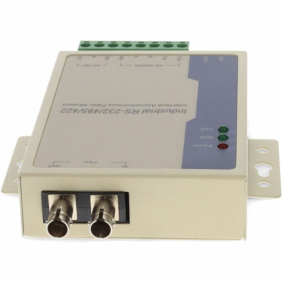 Addon Serial Rs232/Rs485/Rs422 To Fiber Smf 1310Nm 20Km St Serial Media Converter
