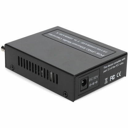 Addon 10/100/1000Base-Tx(Rj-45) To 1000Base-Mx(St) Mmf 1310Nm 2Km Ieee802.3At/48V/1.0A/50W Poe Media Converter