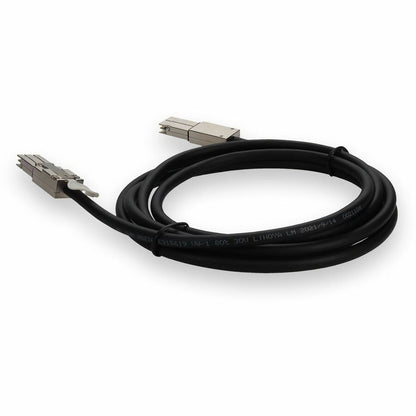 Addon Networks Cab-Stk-E-3M-Ao Infiniband Cable Flexstack Black, Metallic
