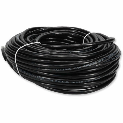 AddOn 60ft Black CAT 6 PVC Ethernet Cable Snagless Bubble Boot RJ-45 M/M ADD-60FCAT6-BK