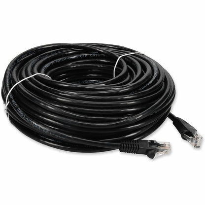 AddOn 60ft Black CAT 6 PVC Ethernet Cable Snagless Bubble Boot RJ-45 M/M ADD-60FCAT6-BK