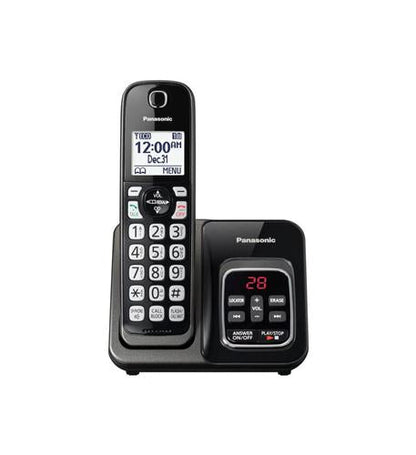 1HS Cordless Telephone- ITAD- Met Black KX-TGD530M