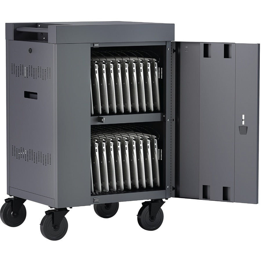 20X Cube Mini Ac Chargecart Top,270 Deg Doors Tz Finish