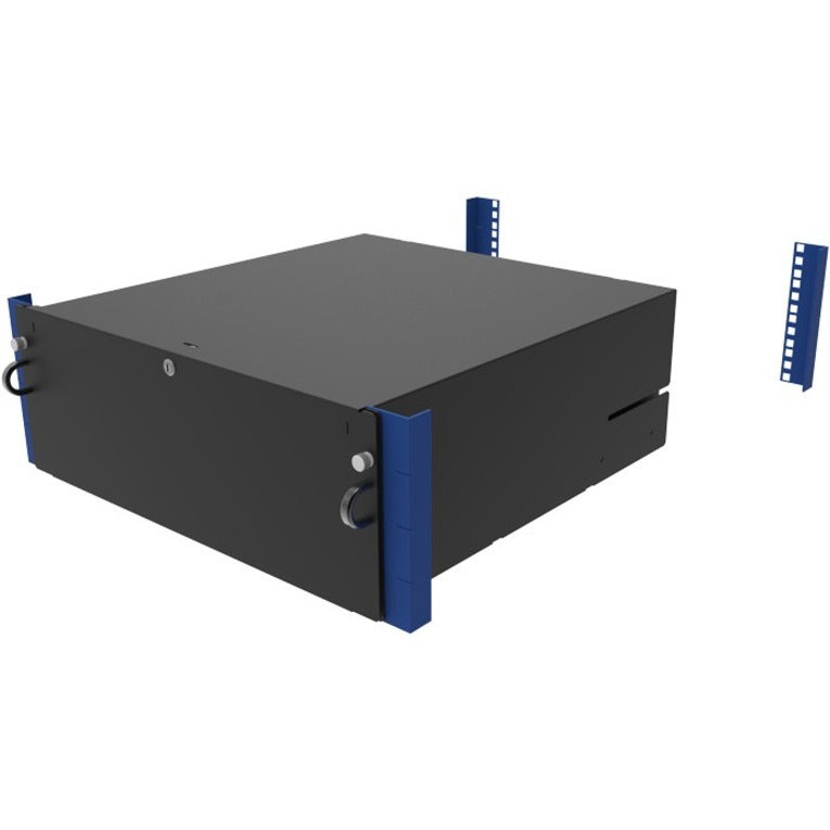 2U Lockable Rackmount Drawer,18In Deep 2U Drawer