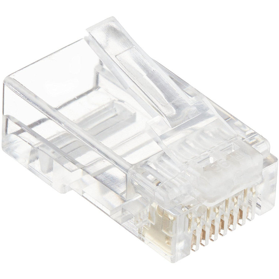 4Xem 50 Pack Cat5E Rj45 Modular Ethernet Plugs For Stranded Or Solid Cat5E Cable
