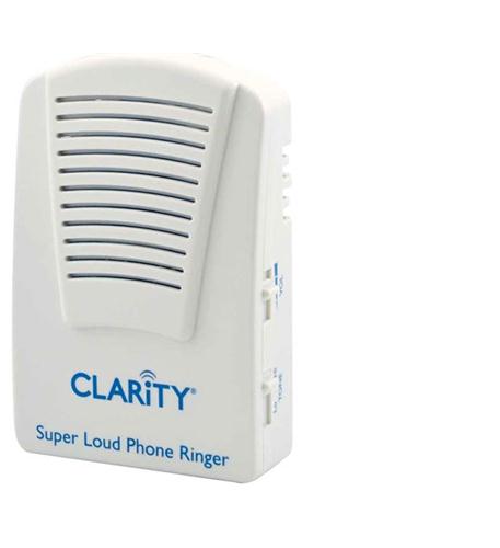 55173 Super Phone Ringer 95dB WHITE CLARITY-SR-100