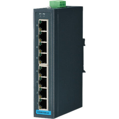 8Port 10/100Mb Ethernet Switch,Wide Temp C1D2 Low Pwr Input