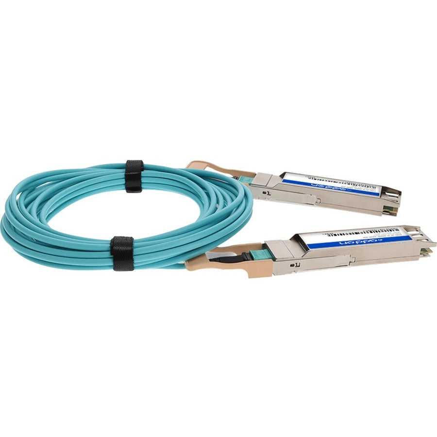 Addon Networks Aoc-O-O-400G-10M-Ao Fibre Optic Cable Om3 Aqua Colour