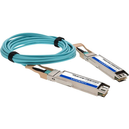 Addon Networks Aoc-O-O-400G-30M-Ao Fibre Optic Cable Om3 Aqua Colour