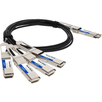 Addon Networks Cab-D-4Q-200G-1M-Ao Infiniband Cable 4Xqsfp28 Qsfp-Dd Black, Silver