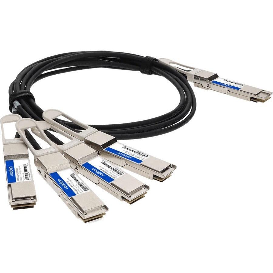 Addon Networks Cab-D-4Q-400G-1M-Ao Infiniband Cable 4Xqsfp56 Black, Silver