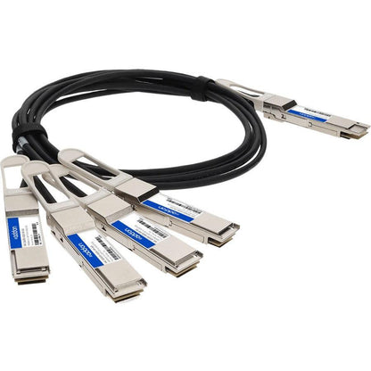 Addon Networks Dac-Q56Dd-4Q56-2M-Ao Infiniband Cable 4Xqsfp56 Qsfp-Dd Black, Silver