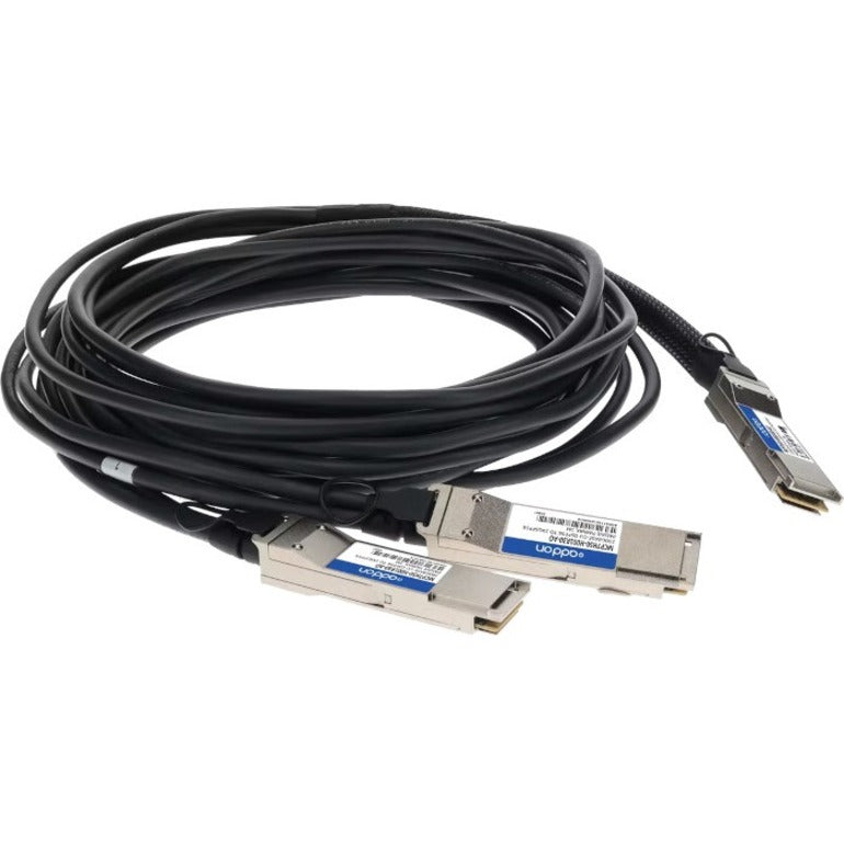 Addon Networks Mcp7H50-H001R30-Ao Infiniband Cable 1 M Qsfp56 2Xqsfp56 Black