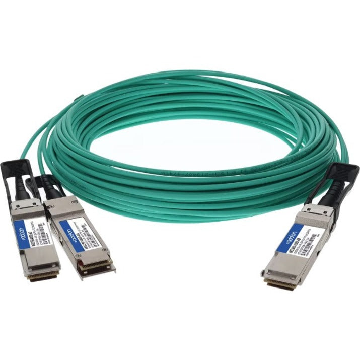 Addon Networks Mfs1S50-V010E-Ao Infiniband Cable 10 M Qsfp56 2Xqsfp56 Black, Grey