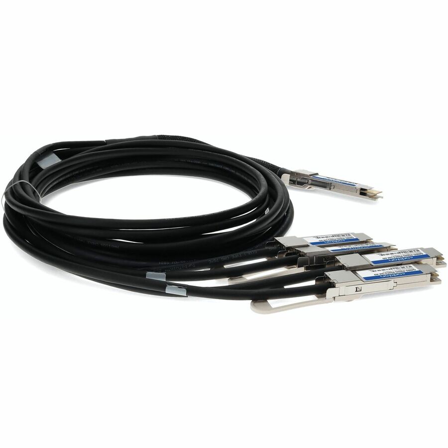 Addon Networks Q400G-4Q56G-Pdac2-5M-Ao Infiniband Cable 2.5 M 4Xqsfp56 Qsfp-Dd Black, Silver