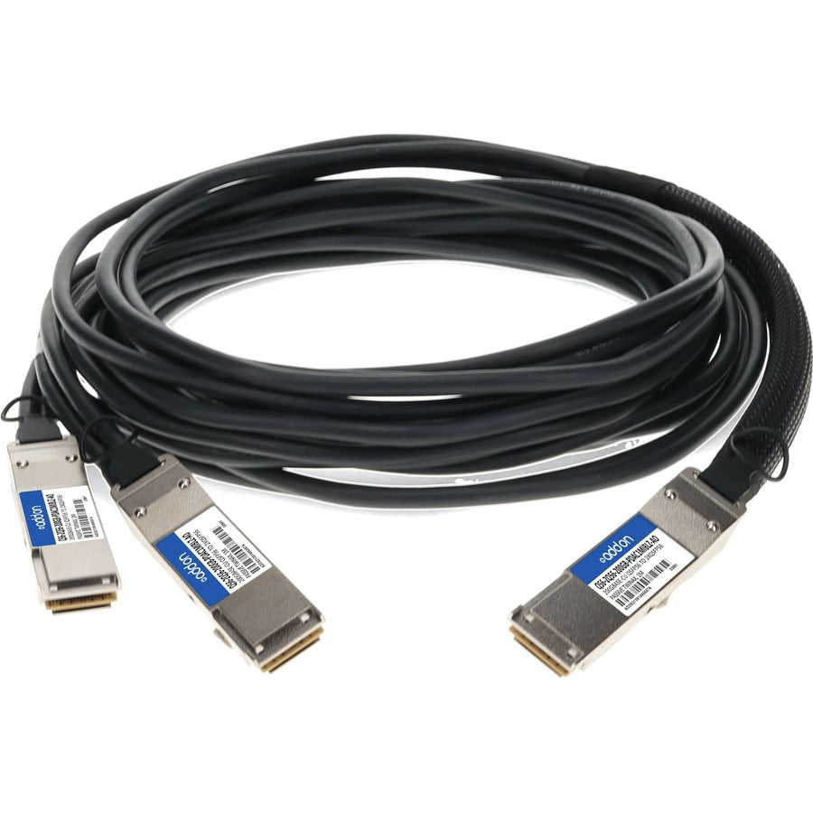 Addon Networks Q56-2Q56-200Gb-Pdac1Miblz-Ao Infiniband Cable 1 M Qsfp56 2X Qsfp56 Black