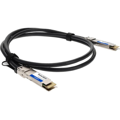 Addon Networks Qdd-400G-Dac-2-5M-Ao Infiniband Cable 2.5 M Qsfp-Dd Black, Silver