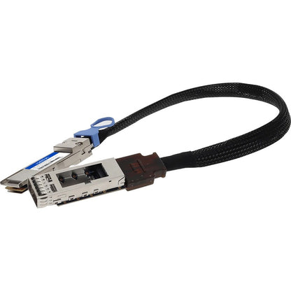 Addon Networks Qsfp-100G-Ext22Cm-Ao Infiniband Cable 0.22 M Qsfp28 Black