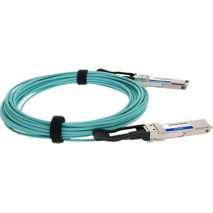 Addon Networks Qsfp-200Gb-Aoc20M-Ao Infiniband Cable 20 M Qsfp56 Green, Silver