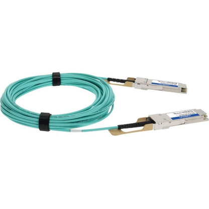 Addon Networks Qsfp-Otu4-Aoc15M-Ao Infiniband Cable 15 M Qsfp28 Turquoise