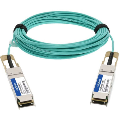 Addon Networks Qsfp-Otu4-Aoc15M-Ao Infiniband Cable 15 M Qsfp28 Turquoise