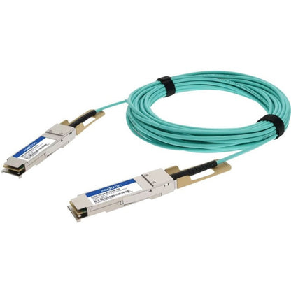 Addon Networks Qsfp-Otu4-Aoc1M-Ao Infiniband Cable 1 M Qsfp28 Turquoise